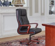 Kožené kreslo Ambassador čierne