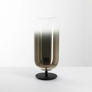 Artemide Gople stolná lampa čierna/ bronz 1408360A, fúkané sklo, E27, 20W