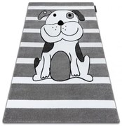 Koberec PETIT PUPPY PSÍK sivý