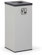 Alfa 3 Kôš na triedený odpad 50 l, stojan na odpadkové vrecia, sivá/tmavo sivá