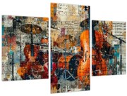 Obraz - Hudobné nástroje (90x60 cm)