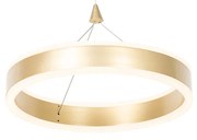 Závesné svietidlo mosadz 30 cm vrátane LED 3-stupňový stmievač - Lyani