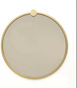 Zrkadlo Gold Metal Ayna 60 cm