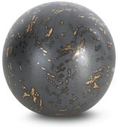 DEKORAČNÁ GUĽA ARIELA 10X10 CM GRAFITOVÁ