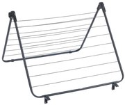 WENKO 63003100 - Sušiak na bielizeň CHAMPION 65x114 cm čierny