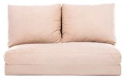 Pohovka futon Tilda (Krémová). Akcia -20%. Vlastná spoľahlivá doprava až k Vám domov. 1072566