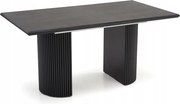Rozkladací stôl obdĺžnikový, čierny loft do jedálne, obývačky, kuchyne Bolero