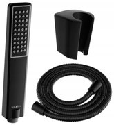 Mexen príslušenstvo - 1-bodový ručný sprchový set R-72, čierna, 785726052-70
