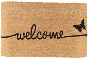 Kokosová rohožka Welcome - 75 * 45 * 1 cm