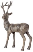 VIANOČNÁ SOŠKA DEER 42CM TMAVÁ ZLATÁ