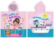 Detské pončo 50 × 115 cm ‒ Gábinin Kúzelný Domček Poďme Tancovať