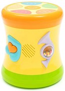 Baby Mix Obojstranný dynamický bubínek, žltá