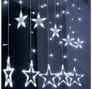 Brilagi - LED Vonkajší vianočný záves 123xLED/3xAA/USB 3m IP44 studená biela