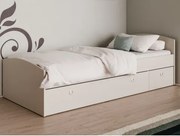 Posteľ s úložným priestorom Patrik 90x200 cm, béžová kašmír%