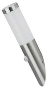 Rabalux 8266 - Vonkajšie svietidlo so senzorom INOX TORCH 1xE27/25W/230V IP44