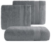 BAVLNENÝ UTERÁK LORITA 50X90 CM TMAVOSIVÁ