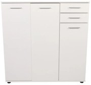 Botník Triah 108x108 cm biely