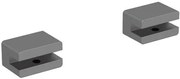 Úchyty pre poličku SAT X-Way vo farbe PVD gun metal SATDXWW1GM