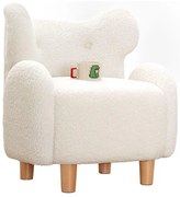 Detské kreslo TOBI biele