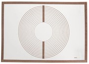 Silikónová kuchynská podložka na vaľkanie cesta 45x65 cm – Orion