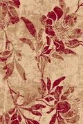 Koberec Agnella Standard Floris bordový