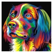 5259_9 NORIMPEX 5D Diamantová mozaika - Dúhový pes
