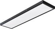 LED prisadený panel LED/60W/230V 30x120 cm čierny