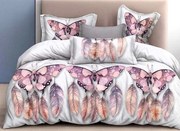 Obliečky Motýle color Bavlna 7-dielna súprava