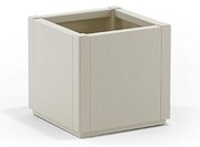 STEFANPLAST Kvetináč ETHICA obdĺžnikový, biela