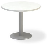 Konferenčný stôl ProOffice priemer 70 x 50,7 cm, biela
