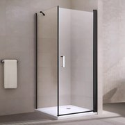 Rubio čierny Sprchový kút 100x100, 195cm, 6mm