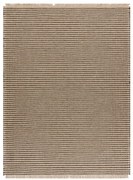 Koberec JUTE 3652 so strapcami čierny / béžový