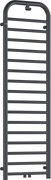 Deante Silia, kúpeľňový radiátor 500x1570 mm, 586W, grafitová, DEA-AGI_DG51