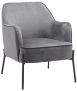 Kreslo Bob Dark Grey Velvet 13