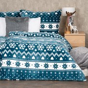 4Home Obliečky mikroflanel Nordic love, 140 x 220 cm, 70 x 90 cm