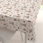 Biante Detský bavlnený obdĺžnikový obrus Sandra SA-454 Medvedíky s balónikmi na béžovom 50x100 cm