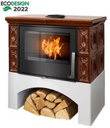 Krbové kachle Panonie Exklusive hnedá