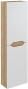 Sapho Sapho, WAVE skrinka vysoká 40x140x20cm, ľavá/pravá, biela/dub Alabama, WA250-3022