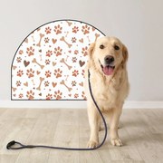 PIPPER. Ochranná textilná nálepka na stenu - Oblúk - Labky Veľkosť: 83x60cm, Motív: bez mena