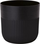 Obal na kvetináč LUCA 190 mm, hlboký, čierny *5786*