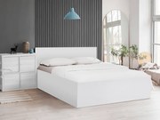 Posteľ SOFIA 120 x 200 cm, biela Rošt: S lamelovým roštom, Matrac: Matrac COCO MAXI 20 cm