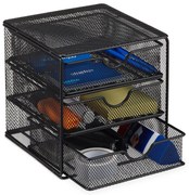Organizér na stôl RD2485, čierna
