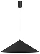 Závesné svietidlo Capital, 1x čierne kovové tienidlo, (fi 60cm), b