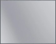 Erga Rectangle, obdĺžnikové zrkadlo 100x80 cm, čierny rám, ERG-V01-RECTAGLE-1080-BK