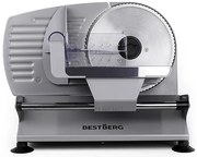Elektrický krájač BestBerg BBS-400 / 200 W / šedá