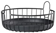 Drôtený kovový košík ø 38x18 cm Inu – Zone