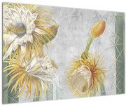 Obraz - Rozkvitnuté kaktusy (90x60 cm)