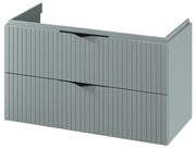 Cersanit Tirso, závesná skrinka pod umývadlo 994x447x572 mm, zelená matná, S1015-012