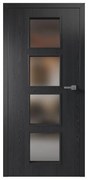Solodoor Interiérové dvere Etta 4, 70 L, 750 × 1985 mm, fólia, ľavé, dub Boston, presklené