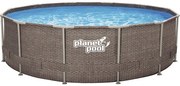 Bazén s rámovou konštrukciou Planet Pool FRAME RATAN 366 x 99 cm